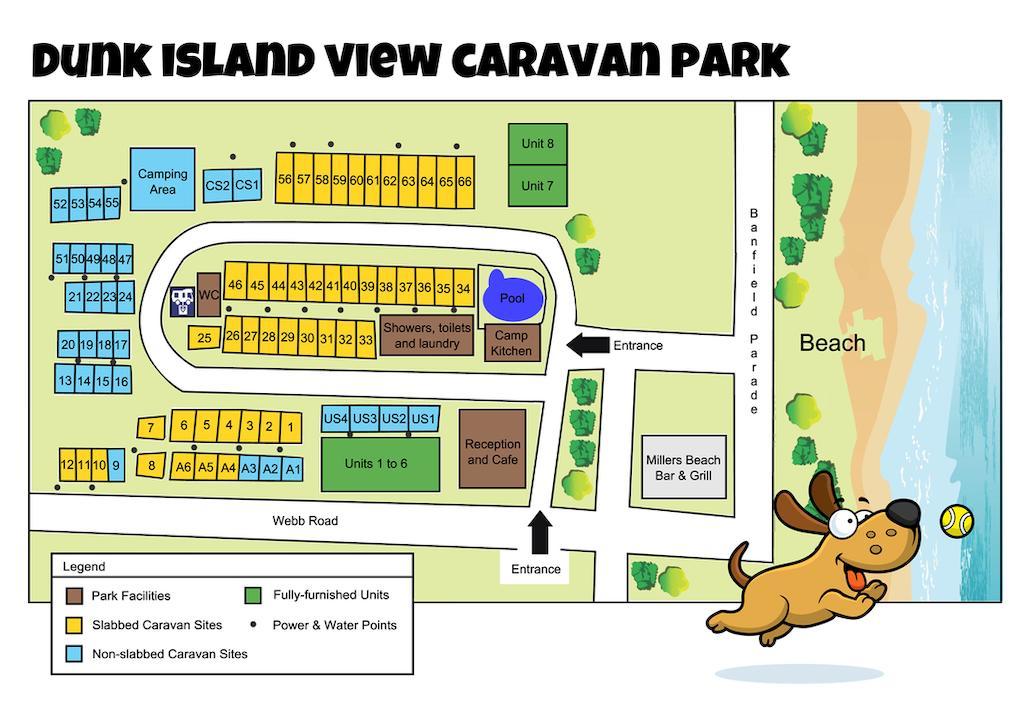 Dunk Island View Caravan Park Wongaling Beach Exterior photo
